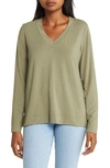 Tommy Bahama Kauai Long Sleeve T-shirt In Tea Leaf