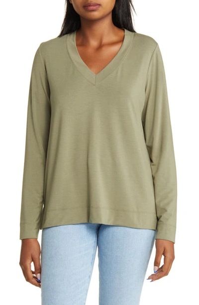 Tommy Bahama Kauai Long Sleeve T-shirt In Tea Leaf