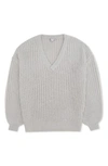 Guess Nara Rib Sweater In Grey