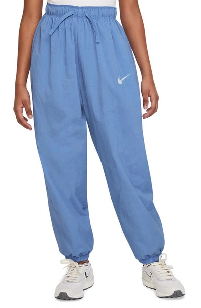 Nike Sportswear Big Kids' (girls') Woven Trousers In Blue