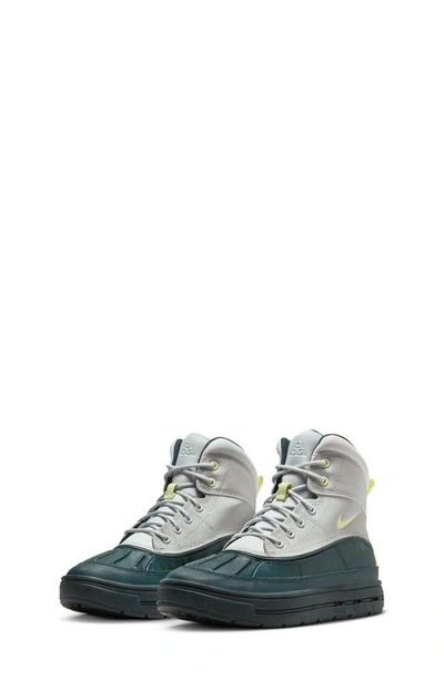 Nike Woodside 2 High Acg Big Kids' Boots In Jungle/ Iron/ Photon/ Green