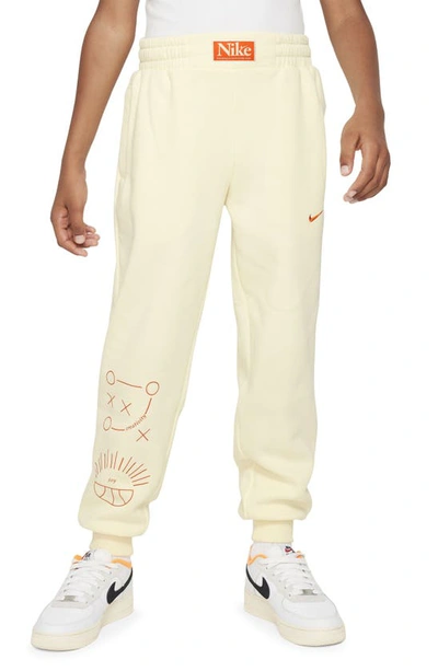 Nike Culture Of Basketball Big Kids' Basketball Loose Pants In White