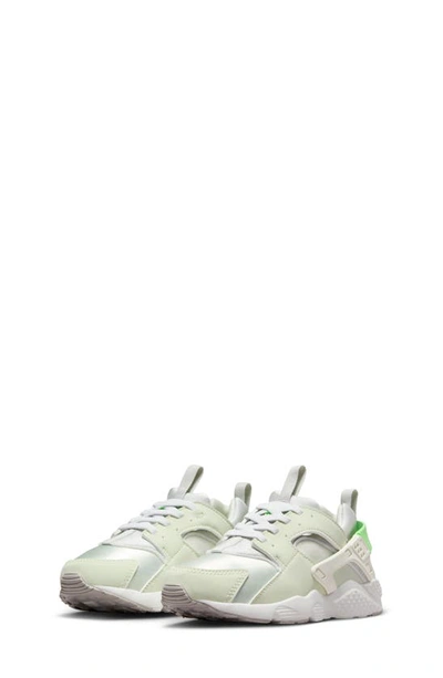 Nike Kids' Huarache Run 2.0 Trainer In Sea Glass/ Lime / Light Ore