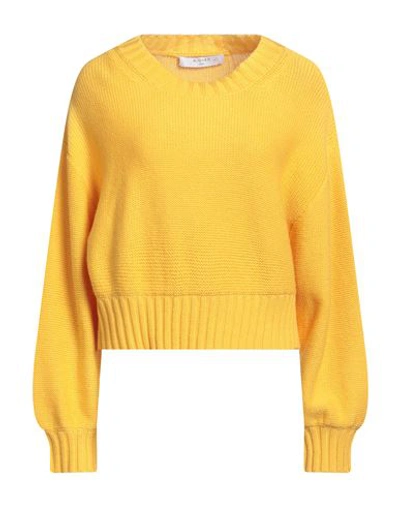 Bloved Woman Sweater Yellow Size M Merino Wool, Cashmere