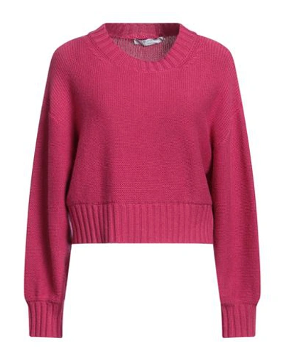 Bloved Woman Sweater Magenta Size L Merino Wool, Cashmere