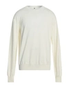 Oamc Man Sweater Off White Size L Wool In White
