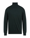 Diktat Man Turtleneck Dark Green Size S Viscose, Polyamide, Acrylic, Cashmere