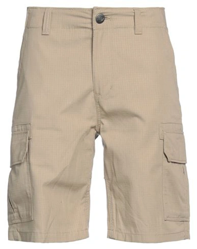 Dickies Man Shorts & Bermuda Shorts Beige Size 31 Cotton