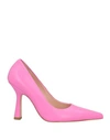 Liu •jo Woman Pumps Magenta Size 7 Soft Leather