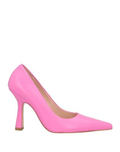 Liu •jo Woman Pumps Magenta Size 7 Soft Leather