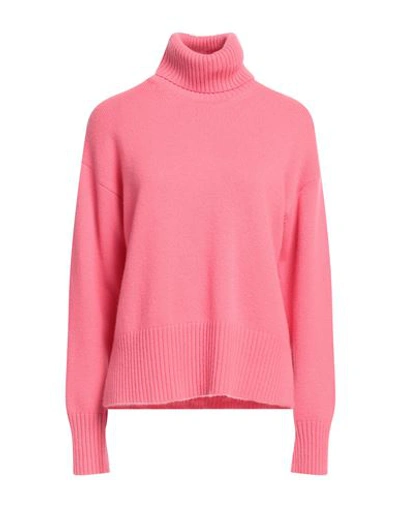 Roberto Collina Woman Turtleneck Pink Size M Cashmere
