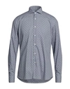 At.p.co At. P.co Man Shirt Blue Size 17 ½ Cotton