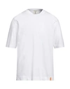 Daniele Fiesoli Man T-shirt White Size L Cotton