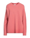 Crossley Woman Sweater Salmon Pink Size L Wool
