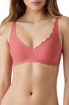 B.tempt'd By Wacoal B.wow'd Wireless Convertible T-shirt Bra In Slate Rose