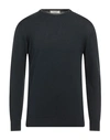 CROSSLEY CROSSLEY MAN SWEATER MIDNIGHT BLUE SIZE L COTTON, CASHMERE