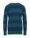 The Seafarer Man Sweater Green Size M Polyamide, Alpaca Wool In Green