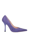 Liu •jo Leonie Hanne X  Woman Pumps Purple Size 8 Textile Fibers