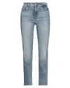 Dl1961 Woman Jeans Blue Size 28 Cotton, Polyester, Lycra In Blue