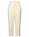 Tory Burch Woman Pants Cream Size 8 Triacetate, Polyester In White