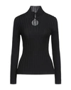 Vivetta Woman Turtleneck Black Size S Wool, Acrylic