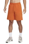Nike Dri-fit Unlimited 7-inch Unlined Athletic Shorts In Orange
