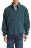 Nike Men's Club Fleece+ Half-zip Logo Hoodie In Green