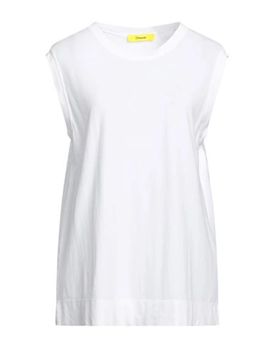Drumohr Woman T-shirt Ivory Size M Cotton In White