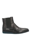 A.TESTONI A. TESTONI MAN ANKLE BOOTS MIDNIGHT BLUE SIZE 8 SOFT LEATHER