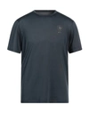 Blauer . Man T-shirt Midnight Blue Size 3xl Polyester, Elastane