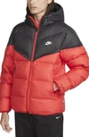 Nike Men's Windrunner Primaloftâ® Storm-fit Hooded Puffer Jacket In Black