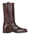 Ovye' By Cristina Lucchi Woman Boot Dark Brown Size 8 Soft Leather