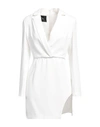 Pinko White Polyester Dress