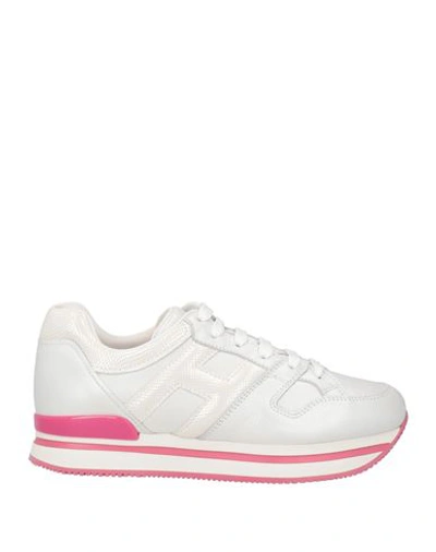 Hogan Woman Sneakers White Size 8 Soft Leather
