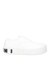 Marni Man Sneakers White Size 8 Textile Fibers