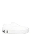 Marni Man Sneakers White Size 8 Textile Fibers In White