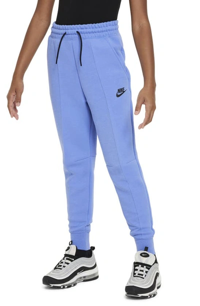Nike Sportswear Tech Fleece Big Kids' (girls') Jogger Pants In Blue