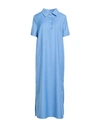 Loulou Studio Bira Midi Polo Shirtdress In Blue