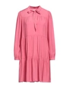 Honorine Woman Mini Dress Antique Rose Size M Viscose, Rayon In Pink