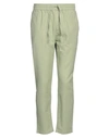 Only & Sons Man Pants Light Green Size S Cotton, Linen