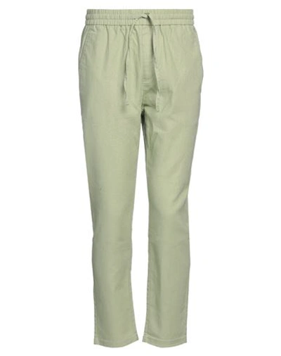 Only & Sons Man Pants Light Green Size M Cotton, Linen