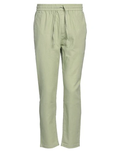 Only & Sons Man Pants Light Green Size S Cotton, Linen