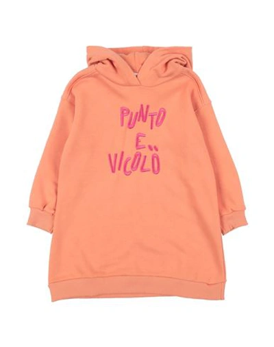 Vicolo Babies'  Toddler Girl Sweatshirt Orange Size 6 Cotton, Polyester