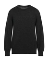 Bl'ker Man Sweater Steel Grey Size Xxl Wool, Cashmere