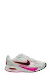 Nike Women's Air Max Solo Shoes In Summit White/black/bright Crimson/fierce Pink 