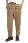 Barbour X Maison Kitsuné Cotton Twill Cargo Pants In Trench