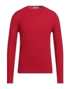 La Fileria Man Sweater Red Size 42 Virgin Wool
