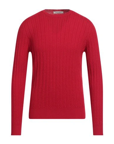 La Fileria Man Sweater Red Size 42 Virgin Wool