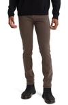 Frame L'homme Slim Fit Five-pocket Twill Pants In Mocha