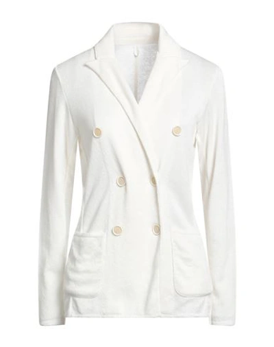 Eleventy Woman Suit Jacket Ivory Size S Linen In White